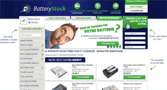 Desktop Screenshot of batterystock.fr